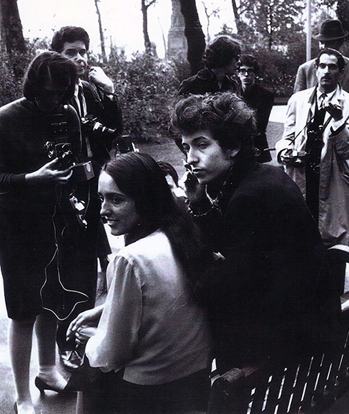 Bob Dylan und Joan Baez 1965