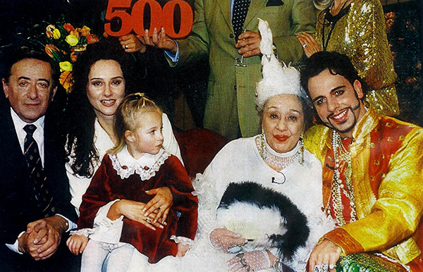 Lugner mit Mausi und Freunden