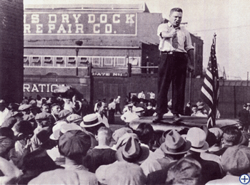 Dockarbeiter streiken, 1930